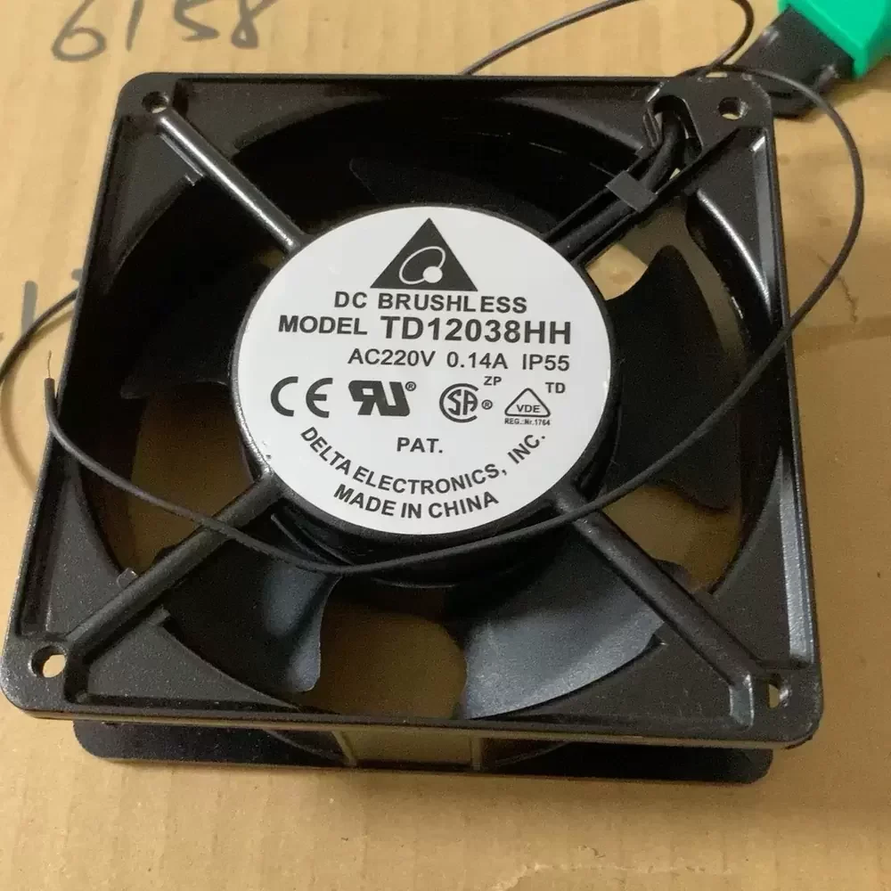 TD12038HH-IP55 Delta 220VAC 0.14A 120x120x38mm Axial Fan