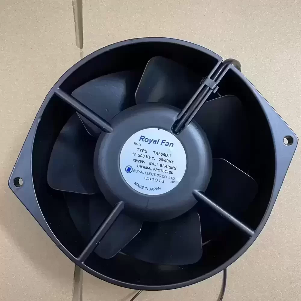 TR655D-7 Royal Fan 200VAC 172x150x55mm All Metal Axial Fan
