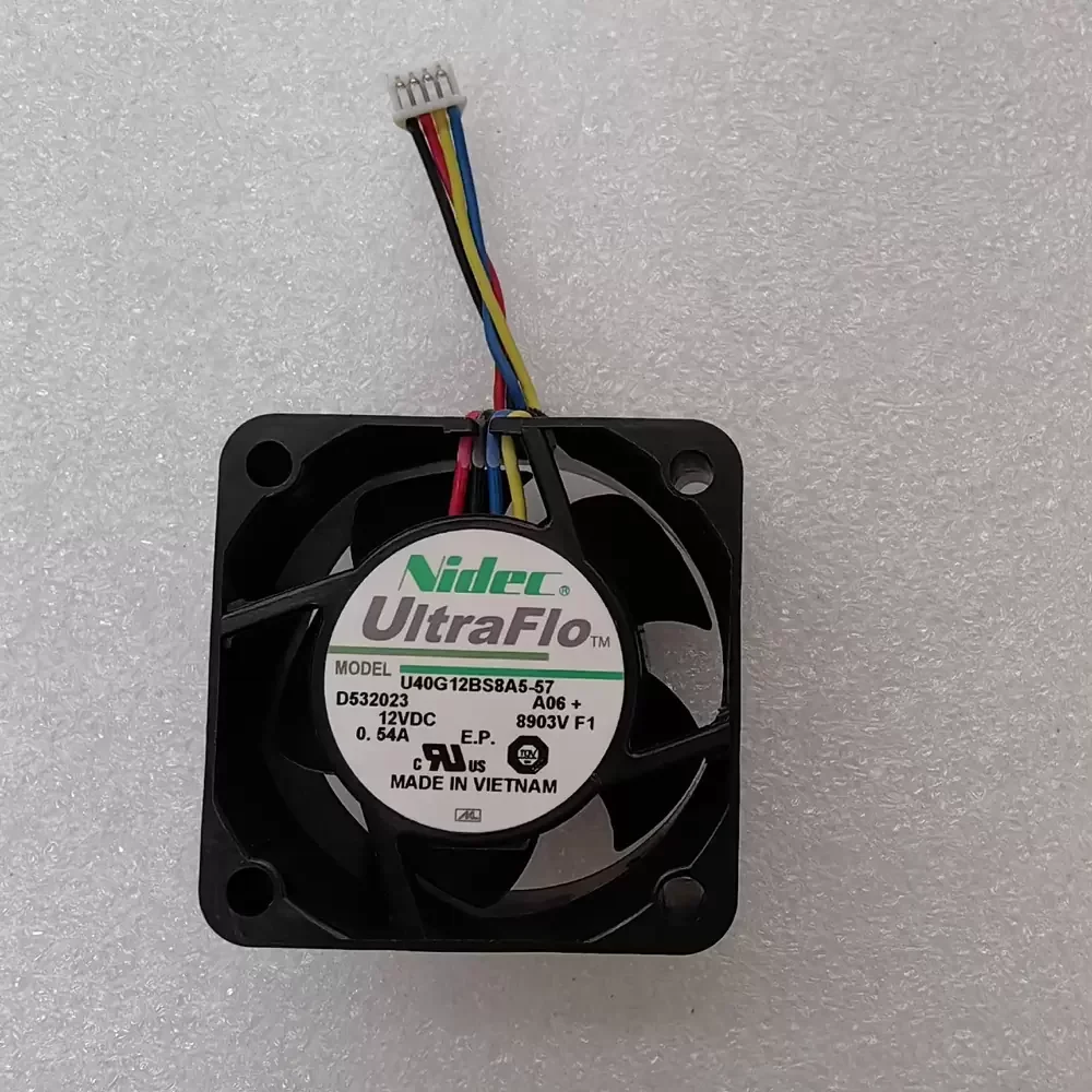 U40G12BS8A5-57 Nidec 12VDC 0.54A 40x40x20mm Axial Fan