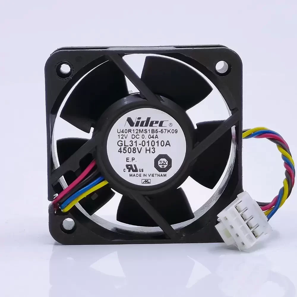 U40R12MS1B5-57K09 Nidec 12VDC 40x40x13mm Silent Axial Fan