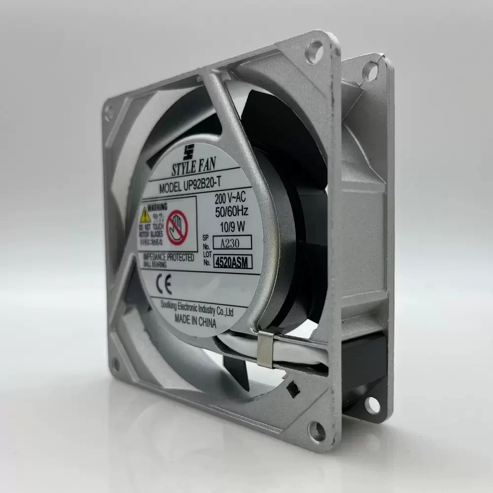 UP92B20-T STYLE FAN 200VAC 92mm Axial Fan UP92B20-T STYLE FAN 200VAC 92mm Axial Fan