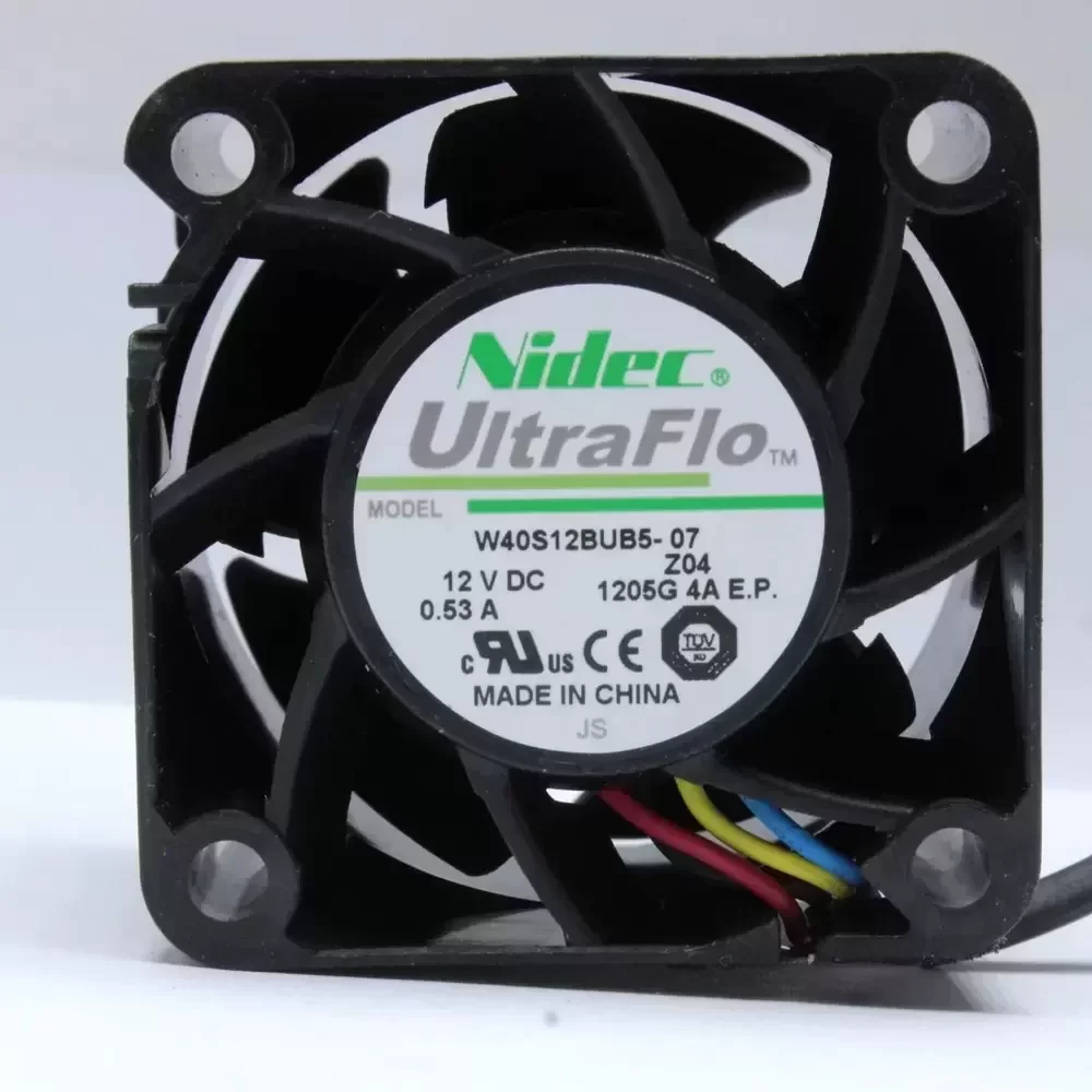 W40S12BUB5-07Z04 Nidec 12VDC 40x40x28mm UltraFlo Axial Fan