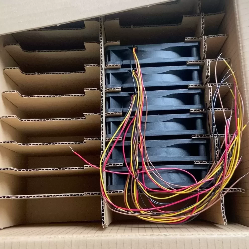 XF-73889 Sanyo Denki 12VDC 120mm PWM Axial Fan XF-73889 Sanyo Denki 12VDC 120mm PWM Axial Fan