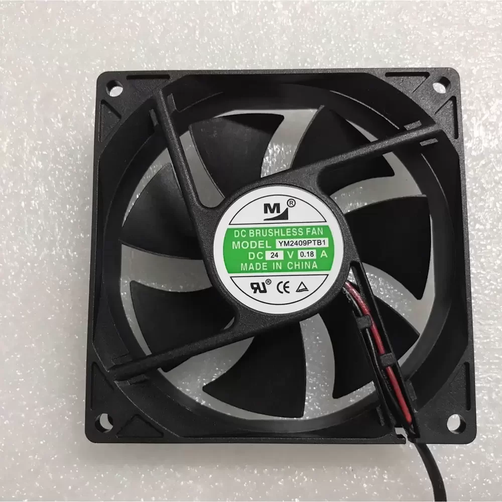 YM2409PTB1 Yimeng 24VDC 92x92x25mm Axial Cooling Fan