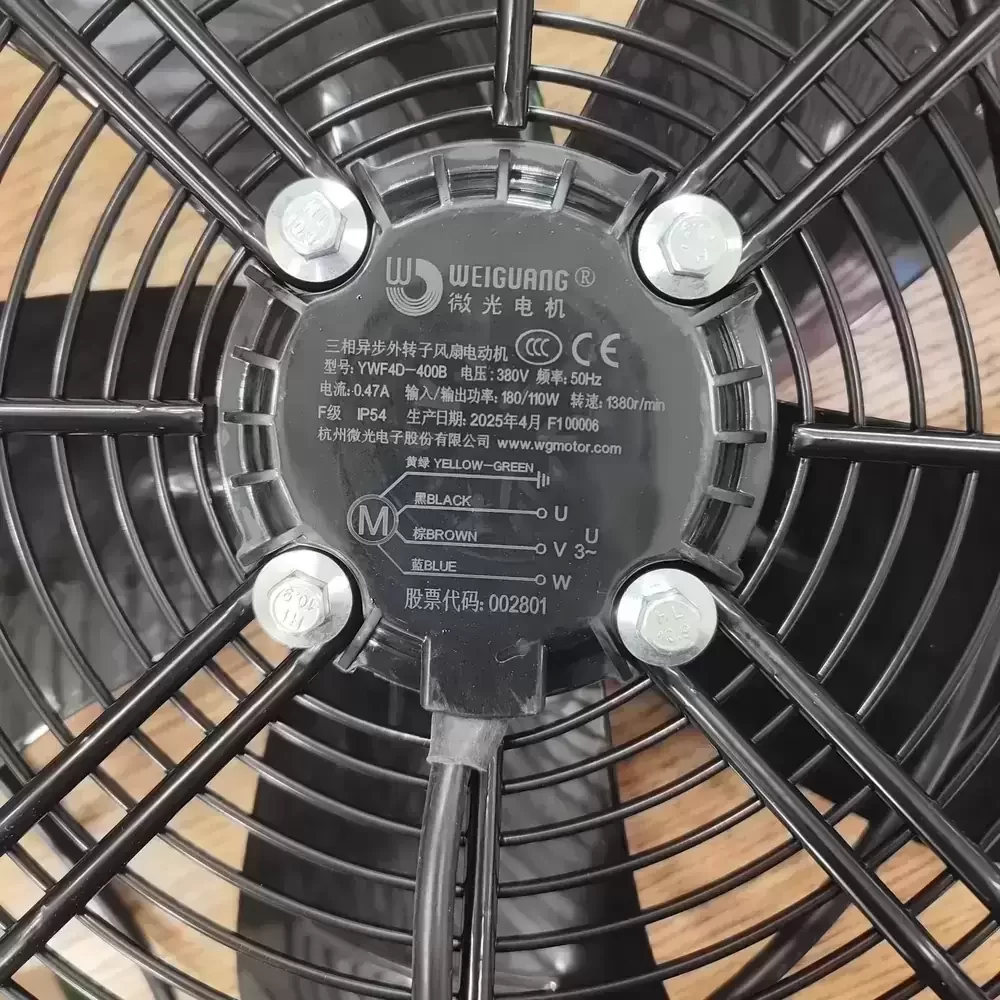 YWF4D-400B Weiguang 380VAC 400mm IP54 Axial Fan Motor