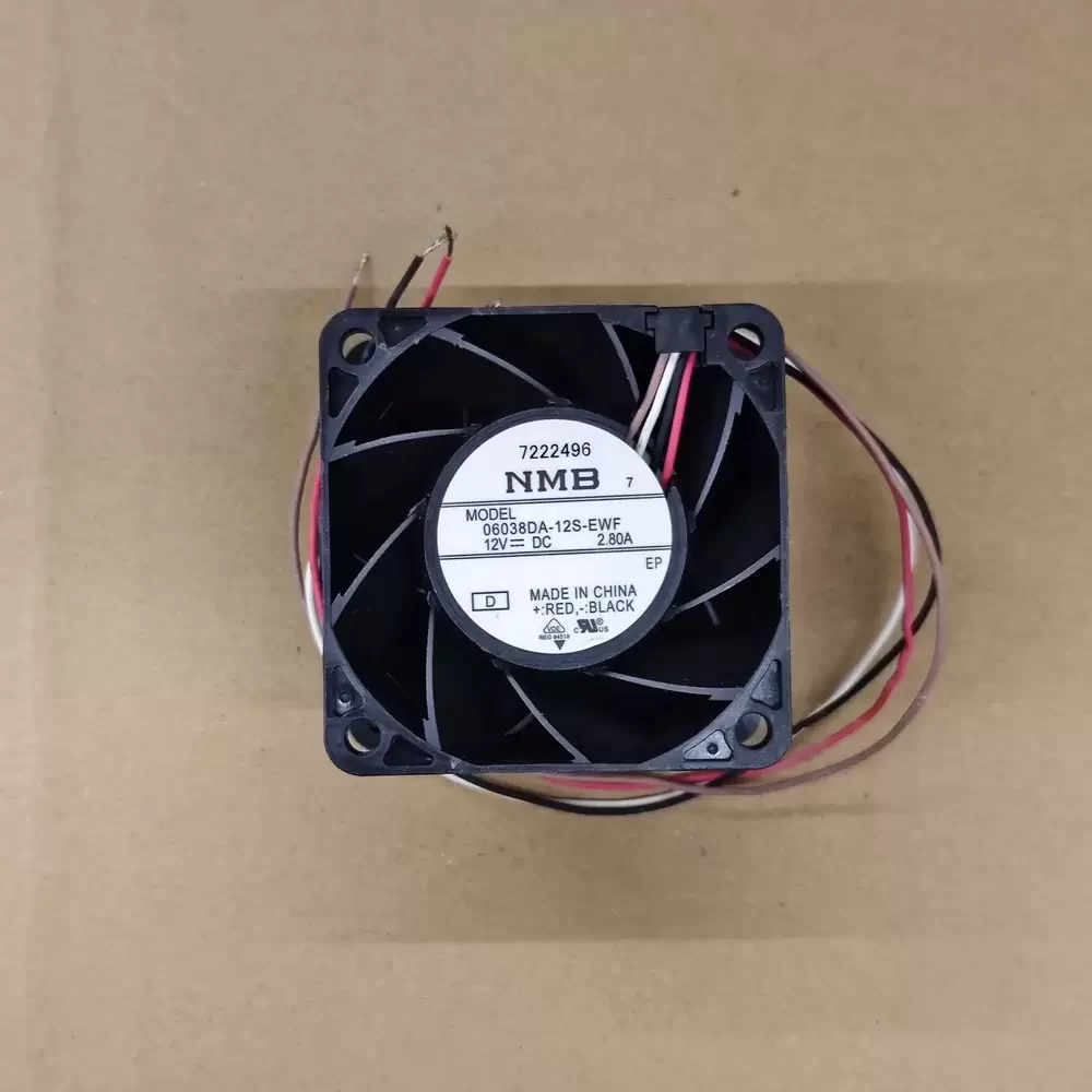 06038DA-12S-EWF-D NMB 12VDC 2.80A 60x38mm DC Axial Fan