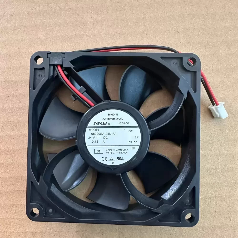 08020SA-24N-FA-01 NMB 24VDC 0.15A 80x20mm DC Axial Fan