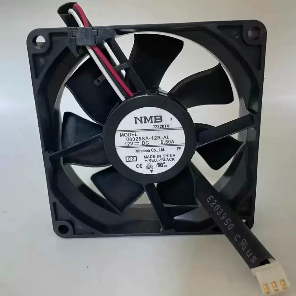 08025SA-12R-AL-D2 NMB 12VDC 0.50A 80x80x25mm Axial Fan