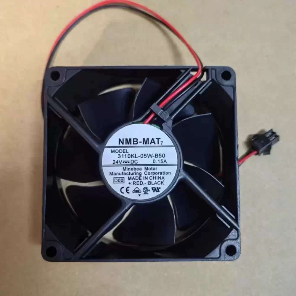 3110KL-05W-B50-D00 NMB-MAT 24VDC 80x80x25mm Axial Fan