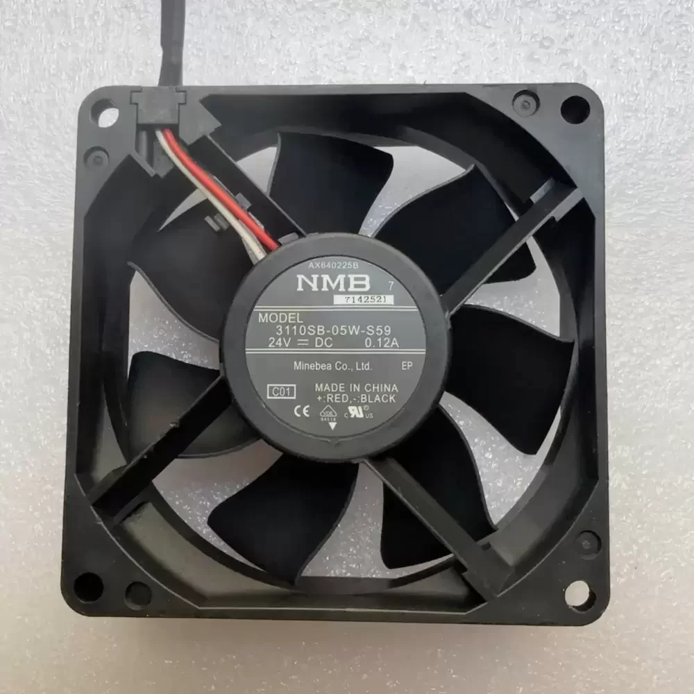3110SB-05W-S59-C01 NMB 24VDC 0.12A 80x80x25mm Axial Fan