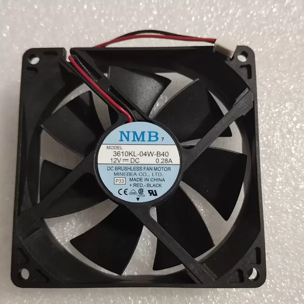 3610KL-04W-B40-P33 NMB 12VDC 0.28A 92x92x25mm Axial Fan