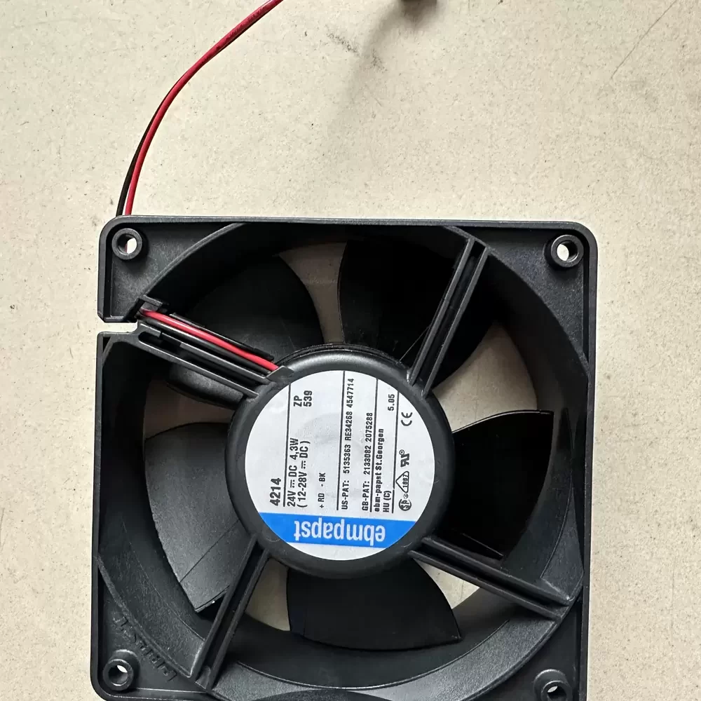 4214 ebmpapst 24VDC 4.3W 119x119x38mm Axial Fan 4214 ebmpapst 24VDC 4.3W 119x119x38mm Axial Fan