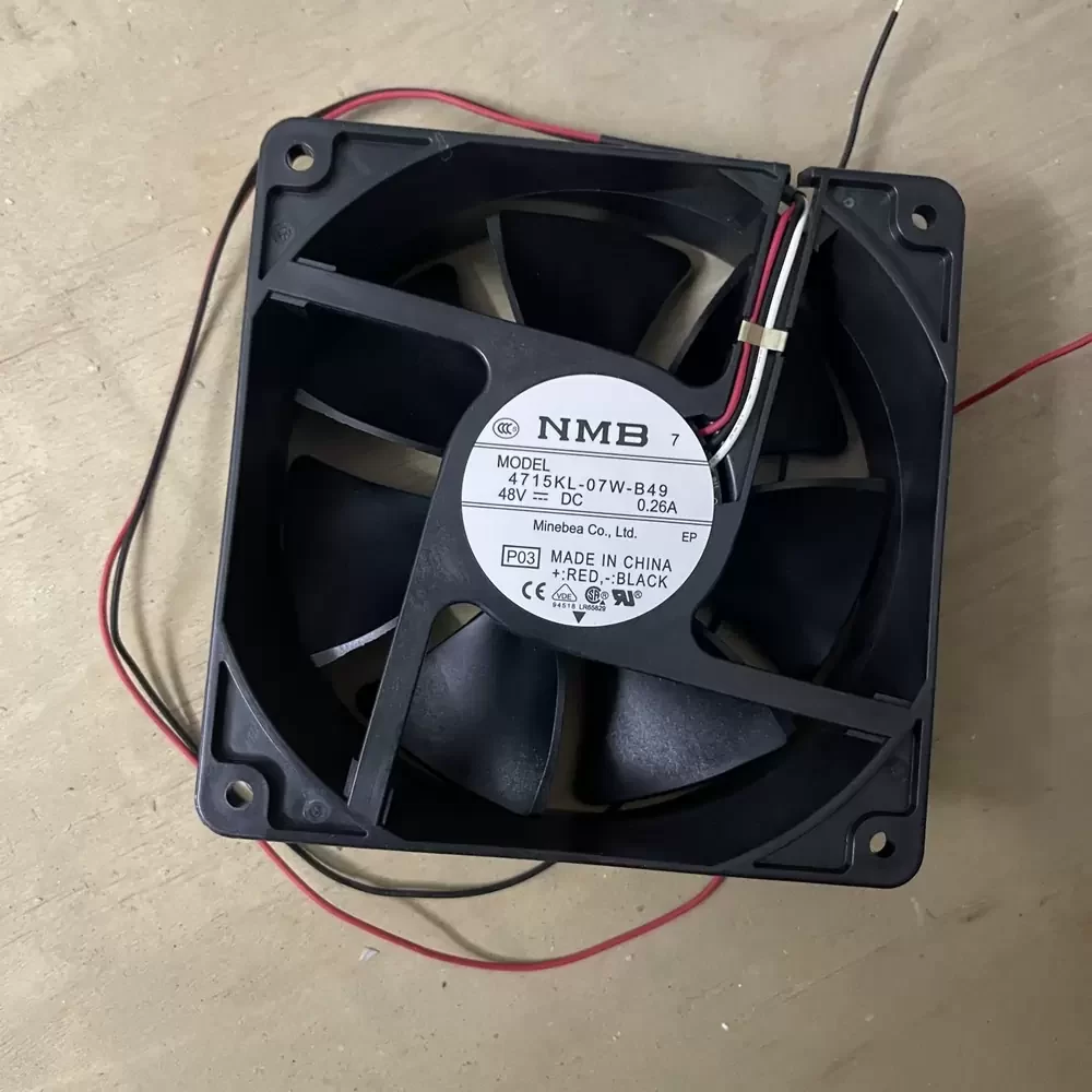 4715KL-07W-B49-P03 NMB 48VDC 120x120x38mm Axial Fan 4715KL-07W-B49-P03 NMB 48VDC 120x120x38mm Axial Fan
