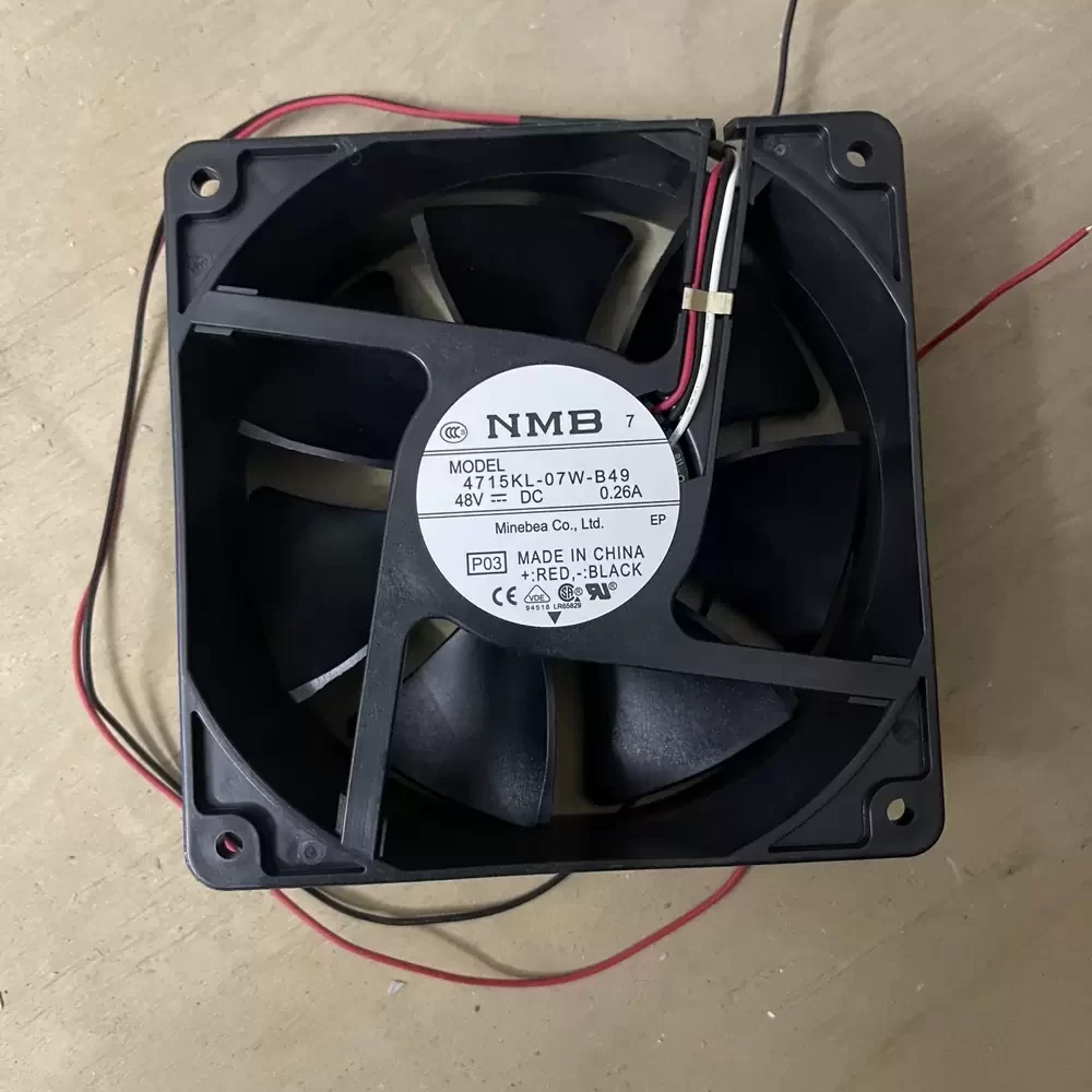 4715KL-07W-B49-P03 NMB 48VDC 120x120x38mm Axial Fan