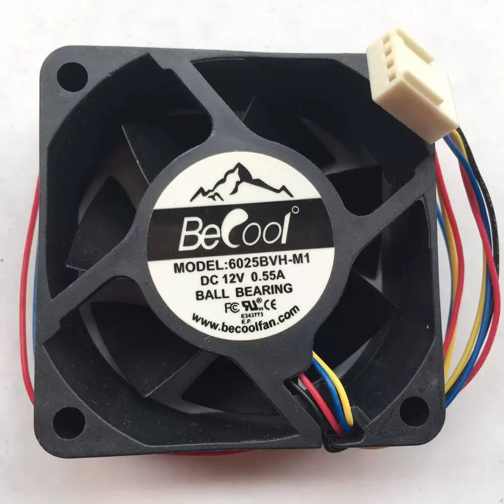 6025BVH-M1 BeCool 12VDC 0.55A 60x60x25mm Axial Fan