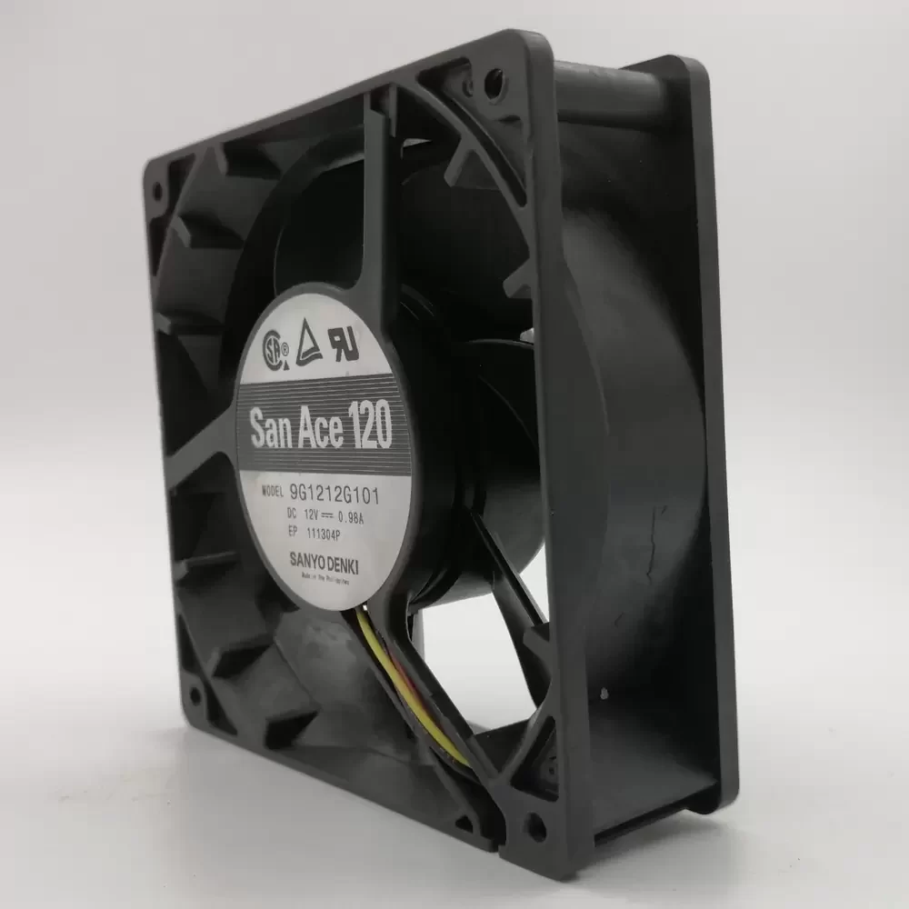 9G1212HG101 Sanyo Denki 12VDC 120x120x38mm Axial Fan 9G1212HG101 Sanyo Denki 12VDC 120x120x38mm Axial Fan