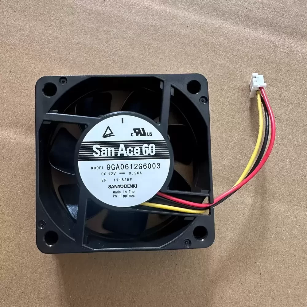 9GA0612G6003 Sanyo Denki 12V 60x60x20mm DC Axial Fan