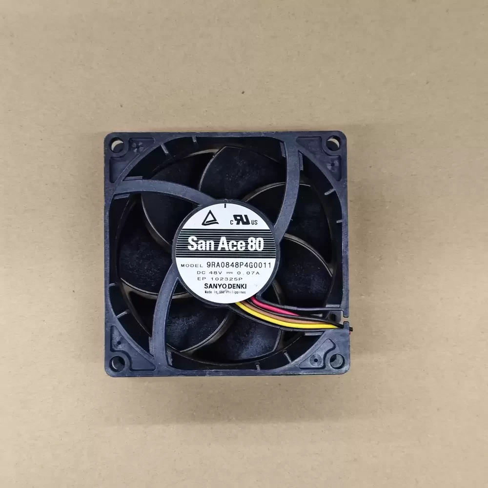 9RA0848P4G0011 Sanyo Denki 48VDC 80x80x25mm DC Axial Fan