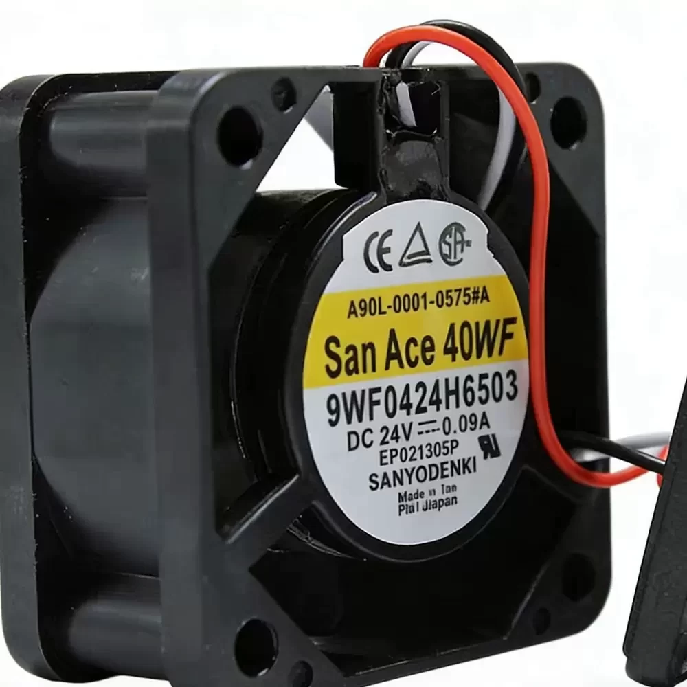 9WF0424H6503 Sanyo Denki 24VDC 40x40x20mm Axial Fan 9WF0424H6503 Sanyo Denki 24VDC 40x40x20mm Axial Fan