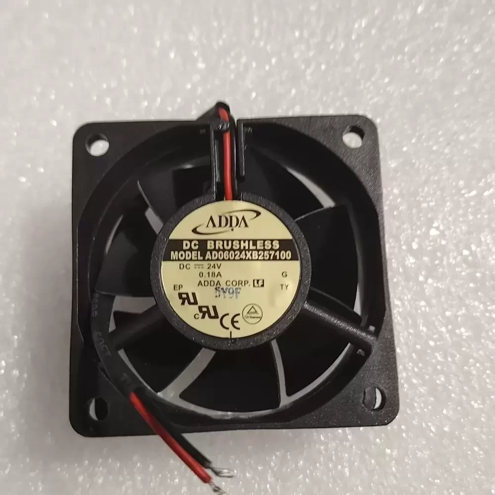 AD06024XB257100 ADDA 24VDC 60x60x25mm 2-Wire Axial Fan