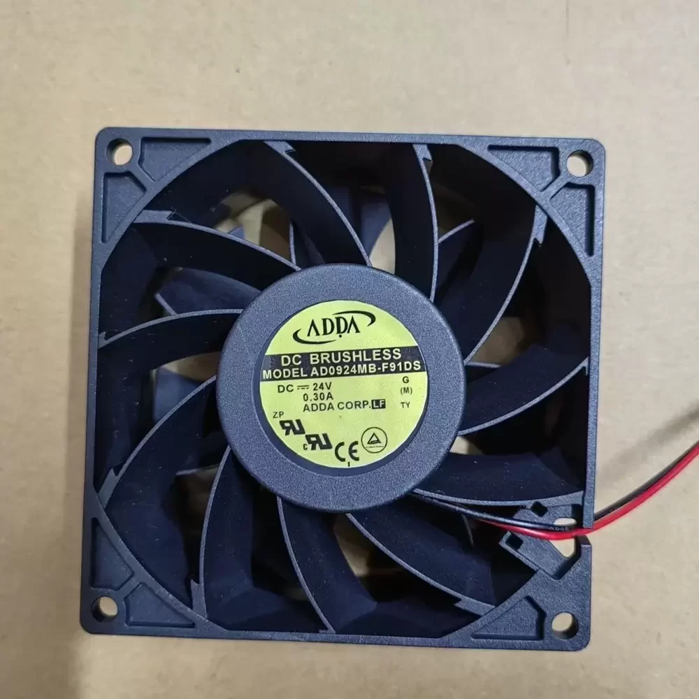 AD0924MB-F91DS ADDA 24VDC 0.30A 92x92x38mm Axial Fan AD0924MB-F91DS ADDA 24VDC 0.30A 92x92x38mm Axial Fan
