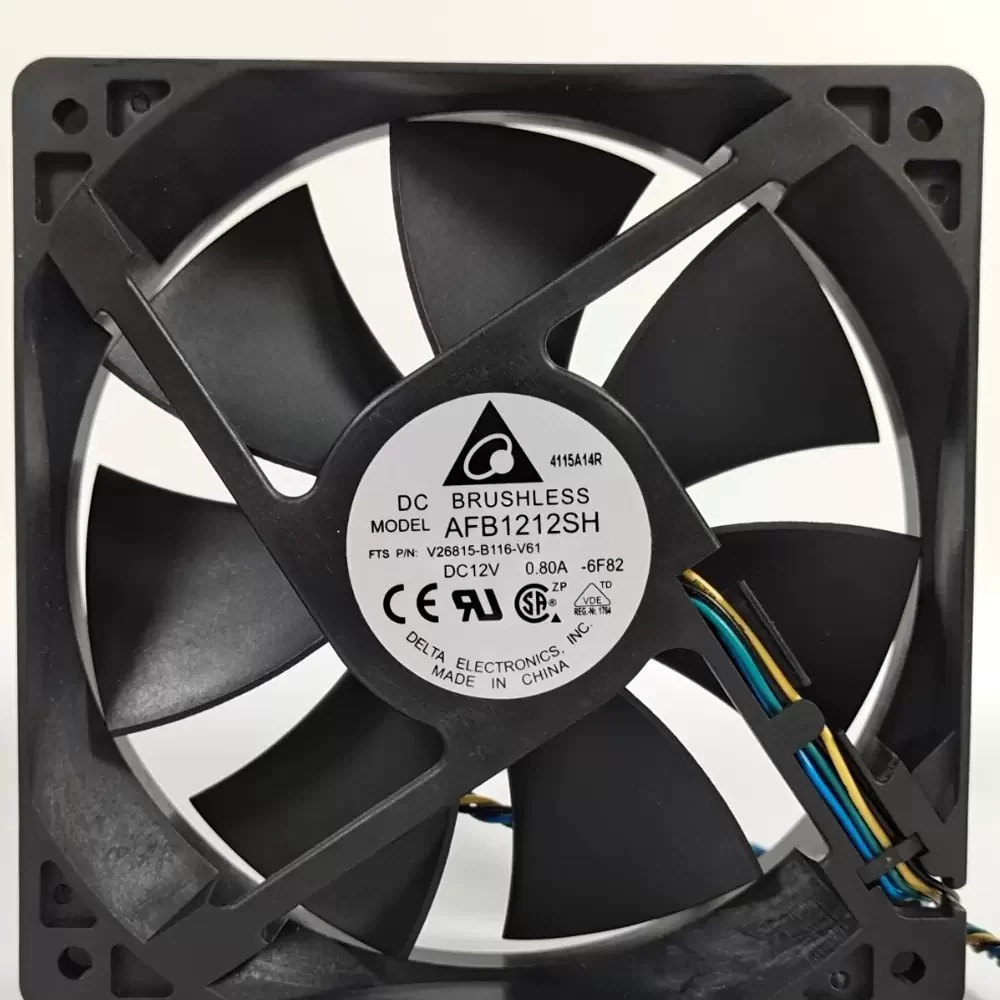 AFB1212SH-6F82 Delta 12VDC 0.80A 120x120x25mm Axial Fan