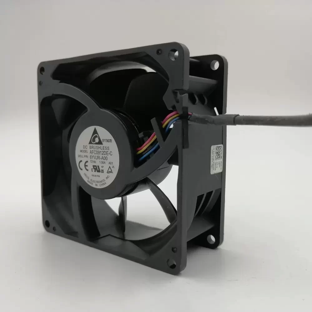 AFC0912DE-CA01 Delta 12VDC 92x92x38mm PWM Axial Fan AFC0912DE-CA01 Delta 12VDC 92x92x38mm PWM Axial Fan