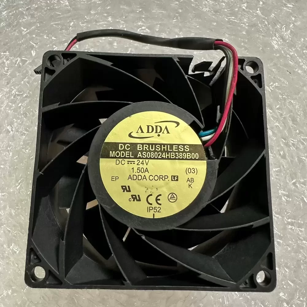 AS08024HB389B00 ADDA 24VDC 1.5A 80x80x38mm Axial Fan