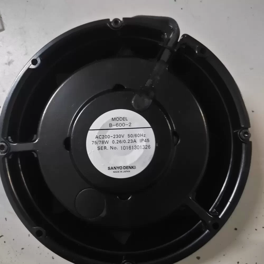 B-600-2 Sanyo Denki 200-230VAC IP45 Centrifugal Fan