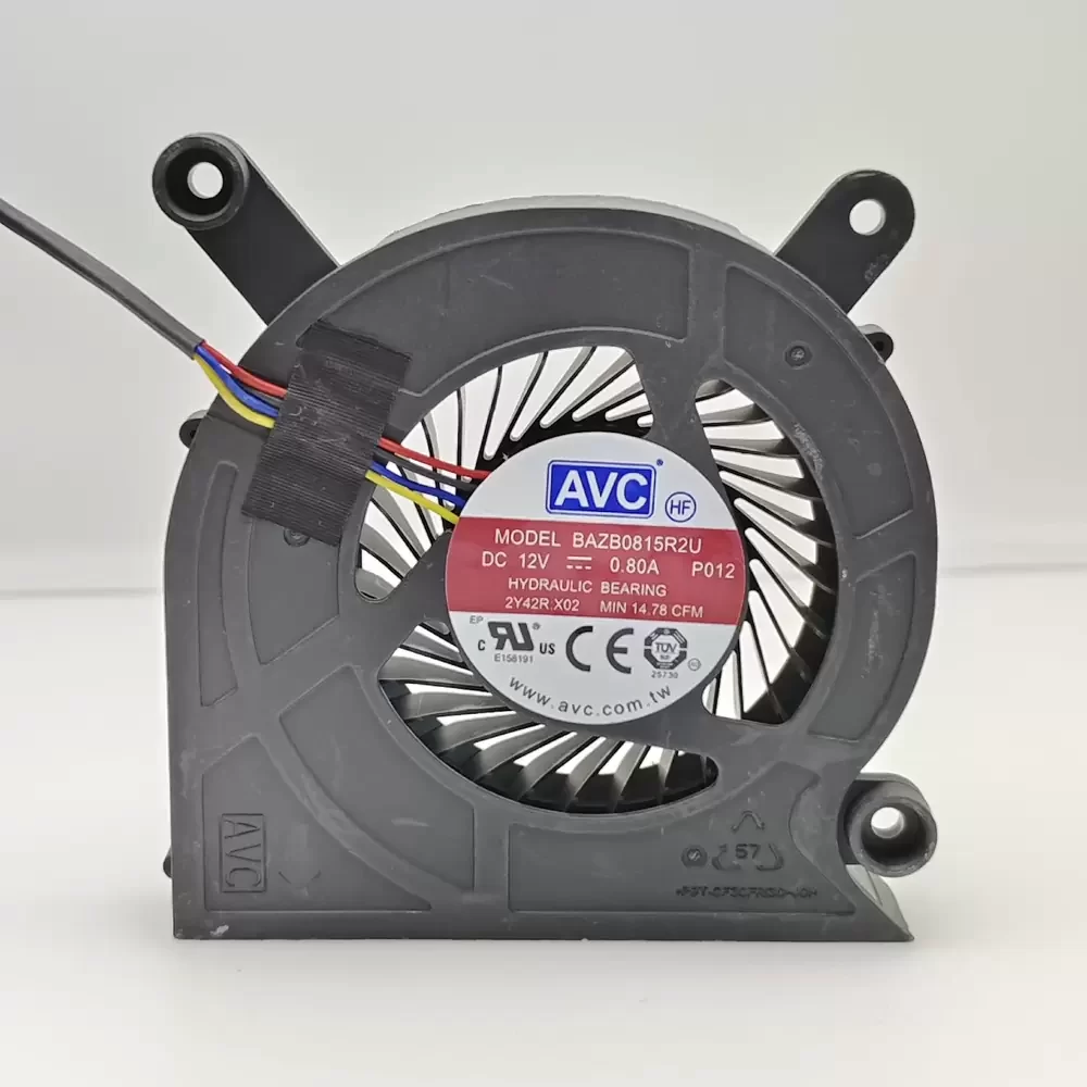 BAZB0815R2U-P012 AVC 12V 80x80x15mm Blower Centrifugal