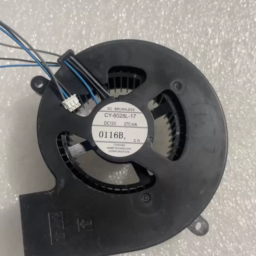 CY-8028L-17 Toshiba 12VDC 80x80x28mm Axial Fan CY-8028L-17 Toshiba 12VDC 80x80x28mm Axial Fan