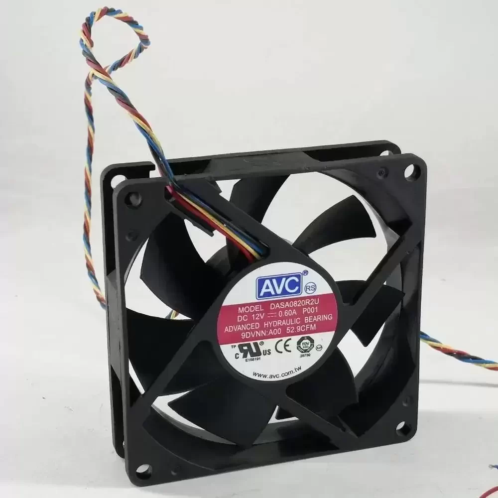 DASA0820R2U-P001 AVC 12VDC 0.60A 80x80x20mm Axial Fan DASA0820R2U-P001 AVC 12VDC 0.60A 80x80x20mm Axial Fan