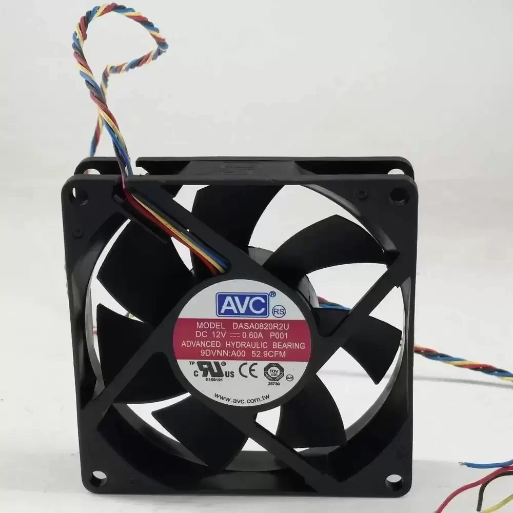 DASA0820R2U-P001 AVC 12VDC 0.60A 80x80x20mm Axial Fan DASA0820R2U-P001 AVC 12VDC 0.60A 80x80x20mm Axial Fan