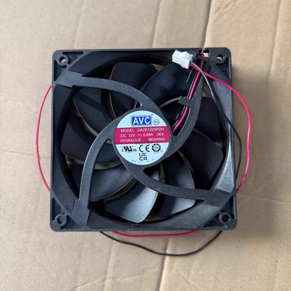 DAZK1225R2H-004 AVC 12VDC 0.68A 120x120x25mm Axial Fan DAZK1225R2H-004 AVC 12VDC 0.68A 120x120x25mm Axial Fan