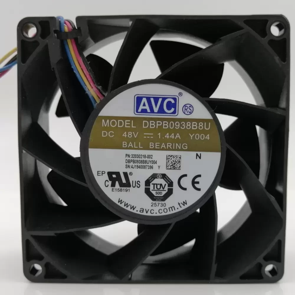 DBPB0938B8U-Y004 AVC 48VDC 90x90x38mm PWM Axial Fan