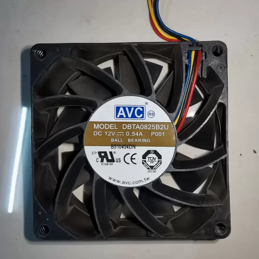 DBTA0825B2U-P001 AVC 12VDC 80x80x25mm PWM Axial Fan