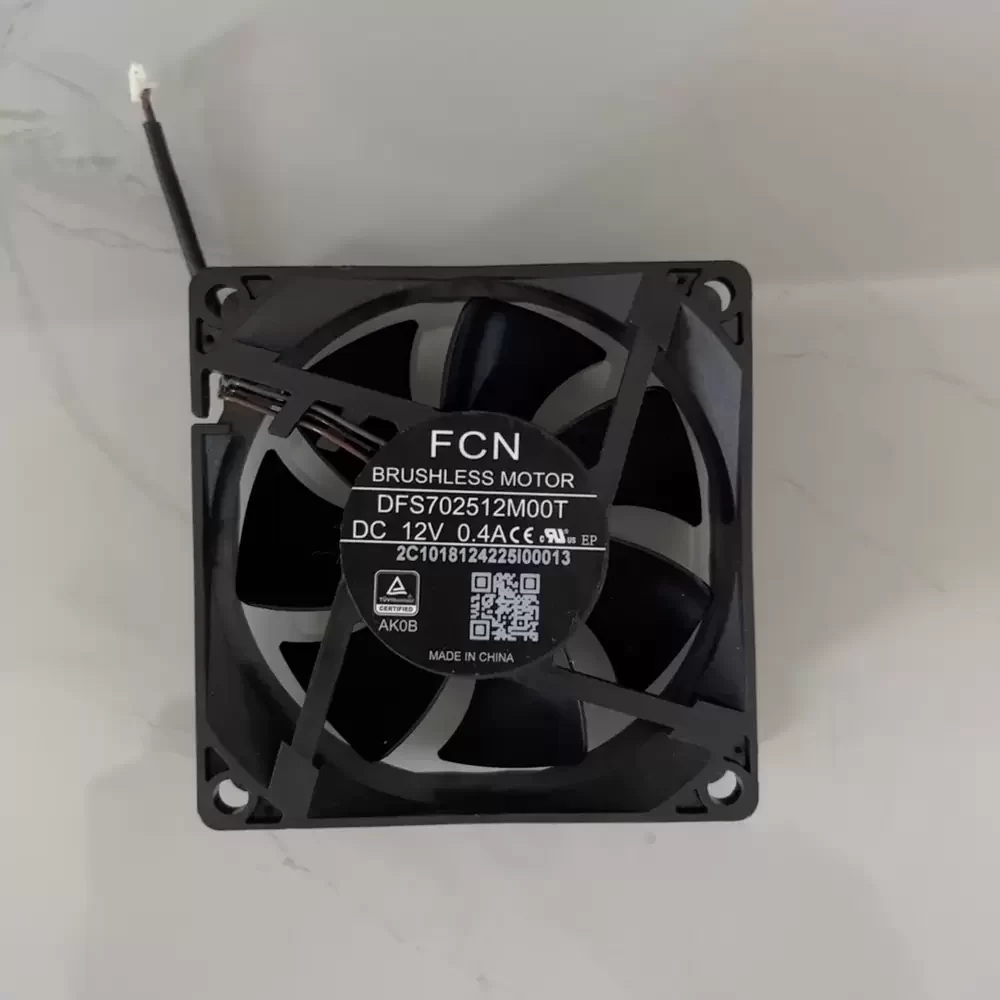 DFS702512M00T FCN 12VDC 70x70x25mm Projector Axial Fan