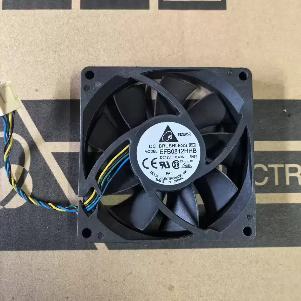 EFB0812HHB-5N74 Delta 12VDC 0.40A 80x80x15mm Axial Fan