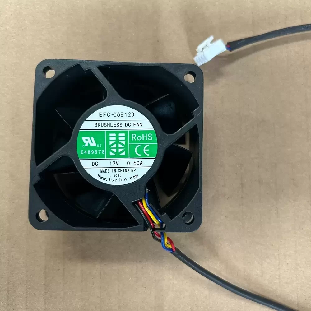 EFC-06E12D DWPH 12VDC 0.60A 60x60x25mm Axial Fan