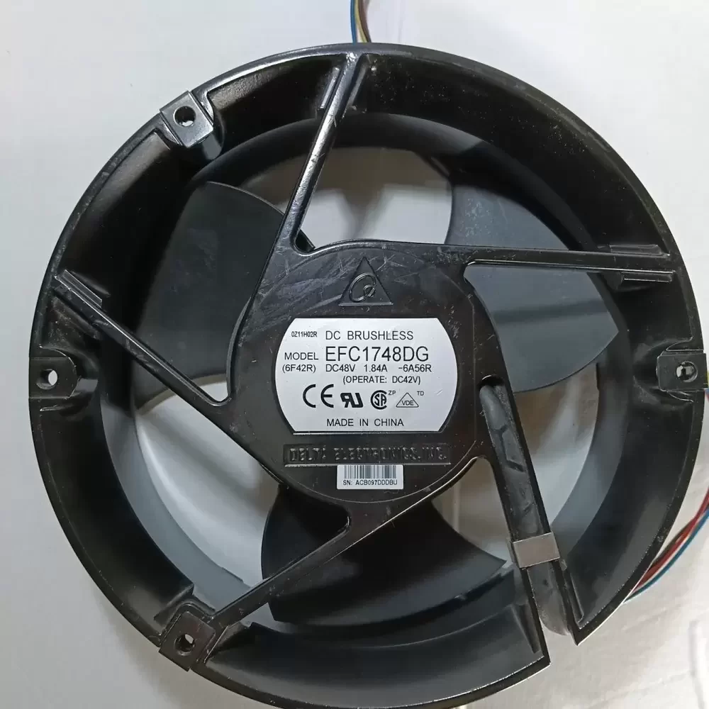 EFC1748DG Delta 48VDC 1.84A 172x172x51mm Axial Fan EFC1748DG Delta 48VDC 1.84A 172x172x51mm Axial Fan
