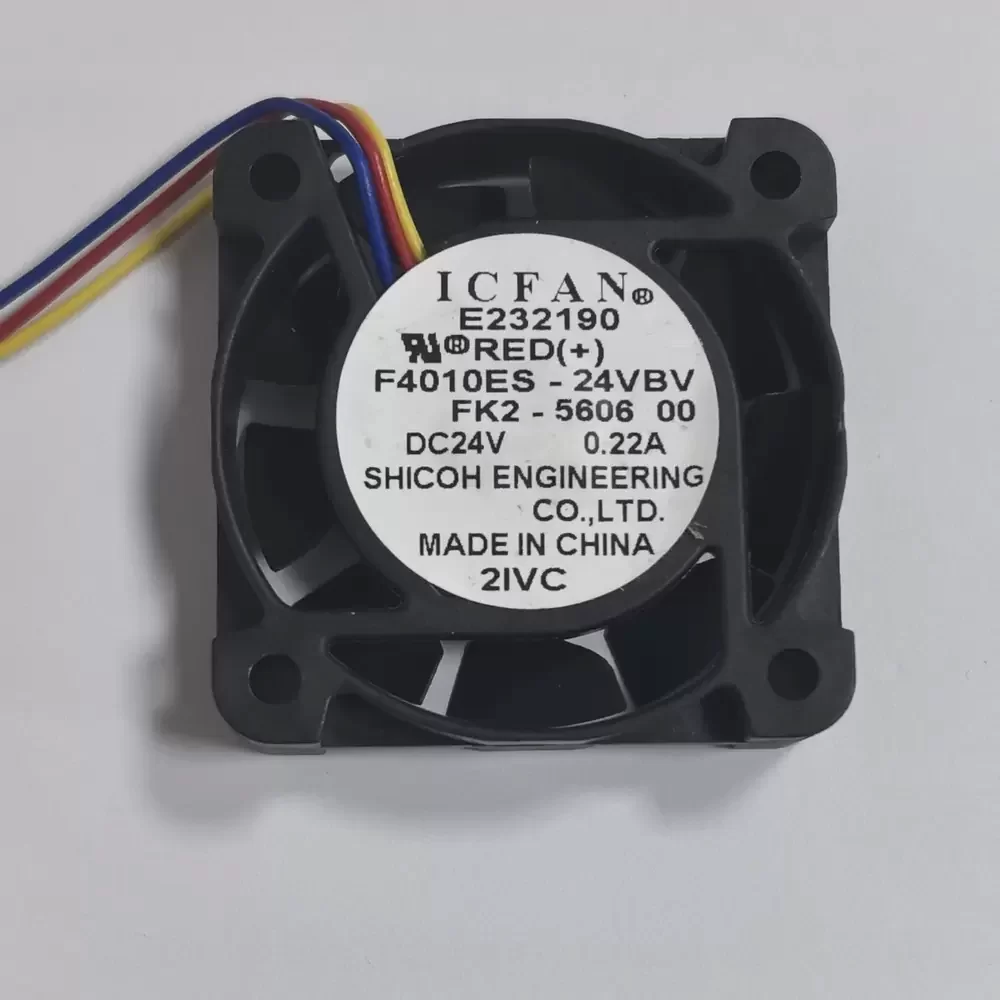 F4010ES-24VBVFK2 ICFAN 24VDC 0.22A 40x40x10mm Axial Fan