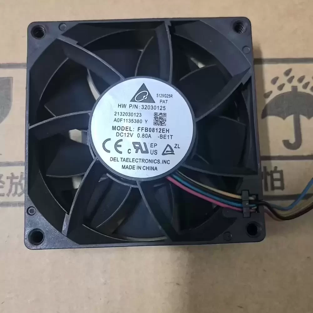 FFB0812EH-BE1T Delta 12VDC 80x80x25mm Axial Fan
