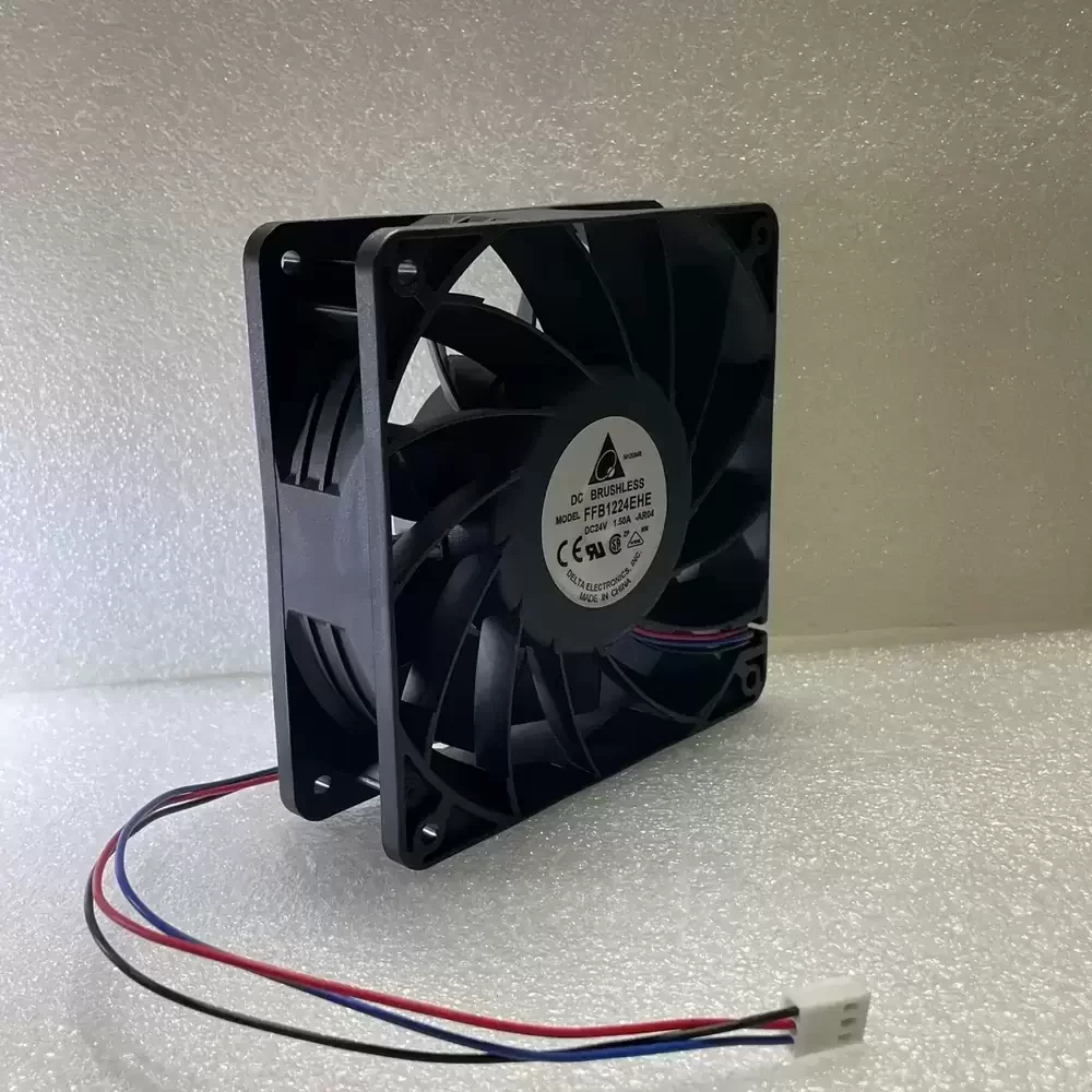 FFB1224EH-AR04 Delta 24VDC 120x120x38mm Axial Fan FFB1224EH-AR04 Delta 24VDC 120x120x38mm Axial Fan