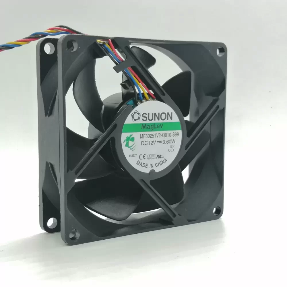 MF80251V2-Q010-S99 Sunon 12VDC 80x80x25mm 4-Wire Axial Fan MF80251V2-Q010-S99 Sunon 12VDC 80x80x25mm 4-Wire Axial Fan