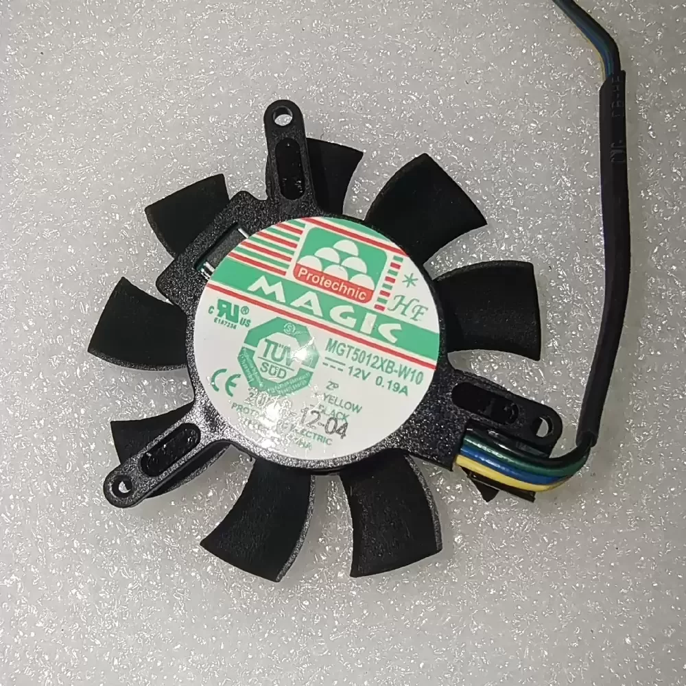 MGT5012XB-W10 Protechnic 12VDC 50x50x10mm Axial Fan