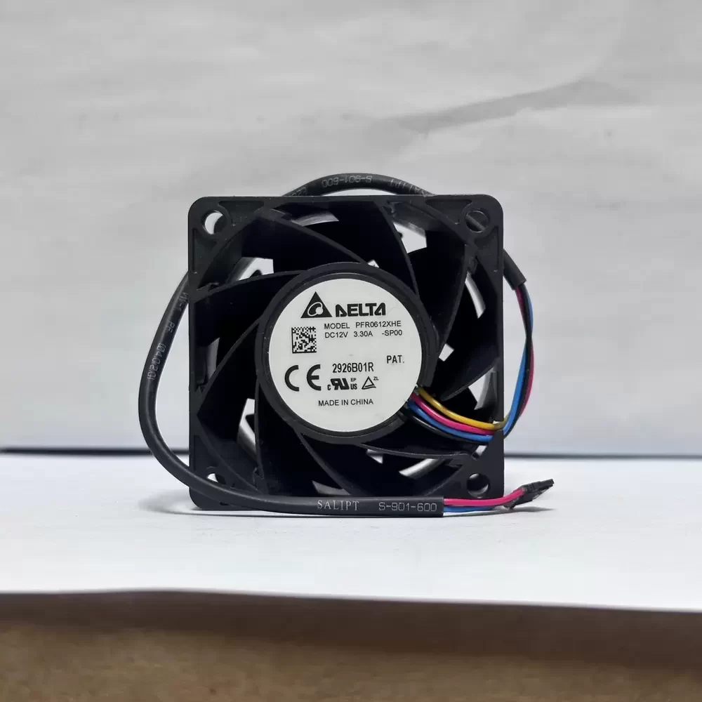 PFR0612XHE-SP00 Delta 12VDC 3.30A 60x60x38mm Axial Fan PFR0612XHE-SP00 Delta 12VDC 3.30A 60x60x38mm Axial Fan