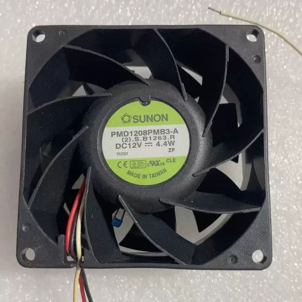 PMD1208PMB3-A.(2).S.B1263.R Sunon 12VDC 80x38mm Axial Fan PMD1208PMB3-A.(2).S.B1263.R Sunon 12VDC 80x38mm Axial Fan