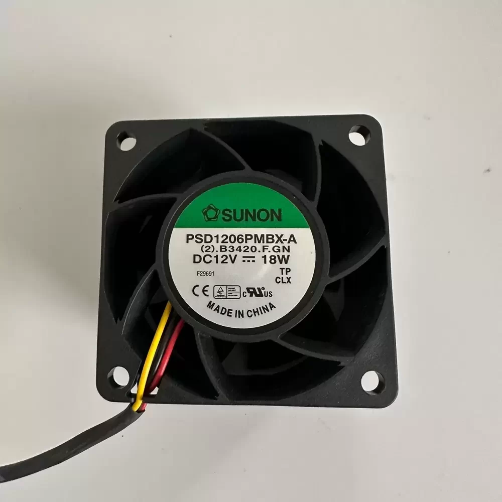 PSD1206PTBX-A.(2).B3420.F.GN Sunon 12VDC 60x60x25mm Axial Fan