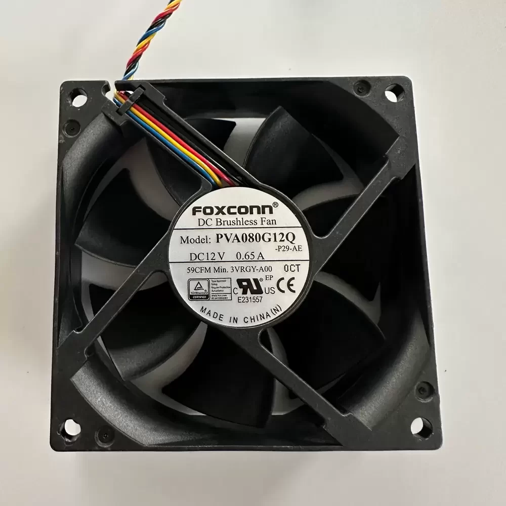 PVA080G12Q-P29-AE Foxconn 12VDC 80x80x25mm Axial Fan