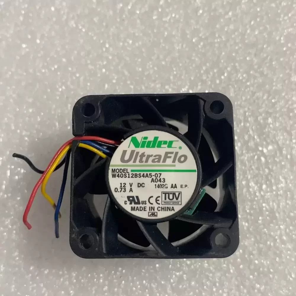 W40S12BS4A5-07A043 Nidec 12VDC 40x40x28mm Axial Fan W40S12BS4A5-07A043 Nidec 12VDC 40x40x28mm Axial Fan